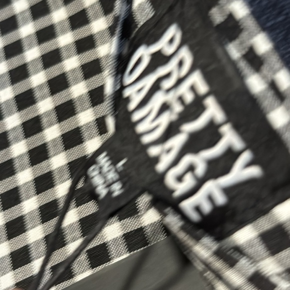 Pretty damage Gingham Mini Skirt - Picture 9 of 10